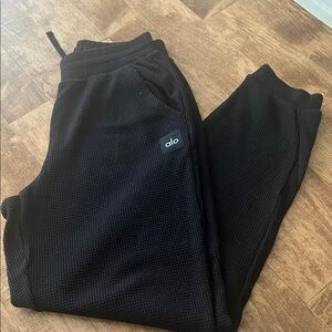 Alo Black Jogger Pants-size small